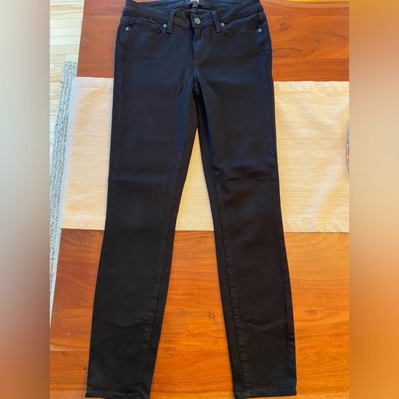 PAIGE VERDUGO ANKLE BLACK SHADOW JEANS SIZE 28 - Picture 3 of 7